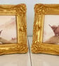 Highland Cattle . Isle of Skye. Pair of framed canvas prints.