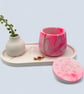 Pink Marble Effect Constellation Jewellery Box or Trinket Pot - Image 7
