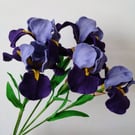 Handmade Felt Iris Flower