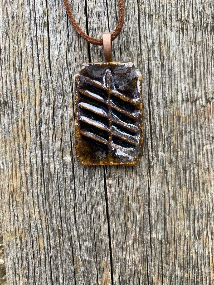 Ogham Rune pendant - Ruis - Elder 717