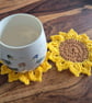 4 x Handmade Crochet Cup mats 