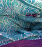 'Harris Tweed'® Patchwork Crossbody Bag in Purple, Turquoise & Pink - Image 4