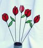 Stained glass Tulips handmade flowers - Image 2