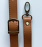 Tan Turn-Lock Clasp & Strap Hardware Kit for Making a Felt Bag on a Ball - Image 2