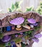 Enchanted Purple Mushroom Miniature Wall Cabinet - Image 8