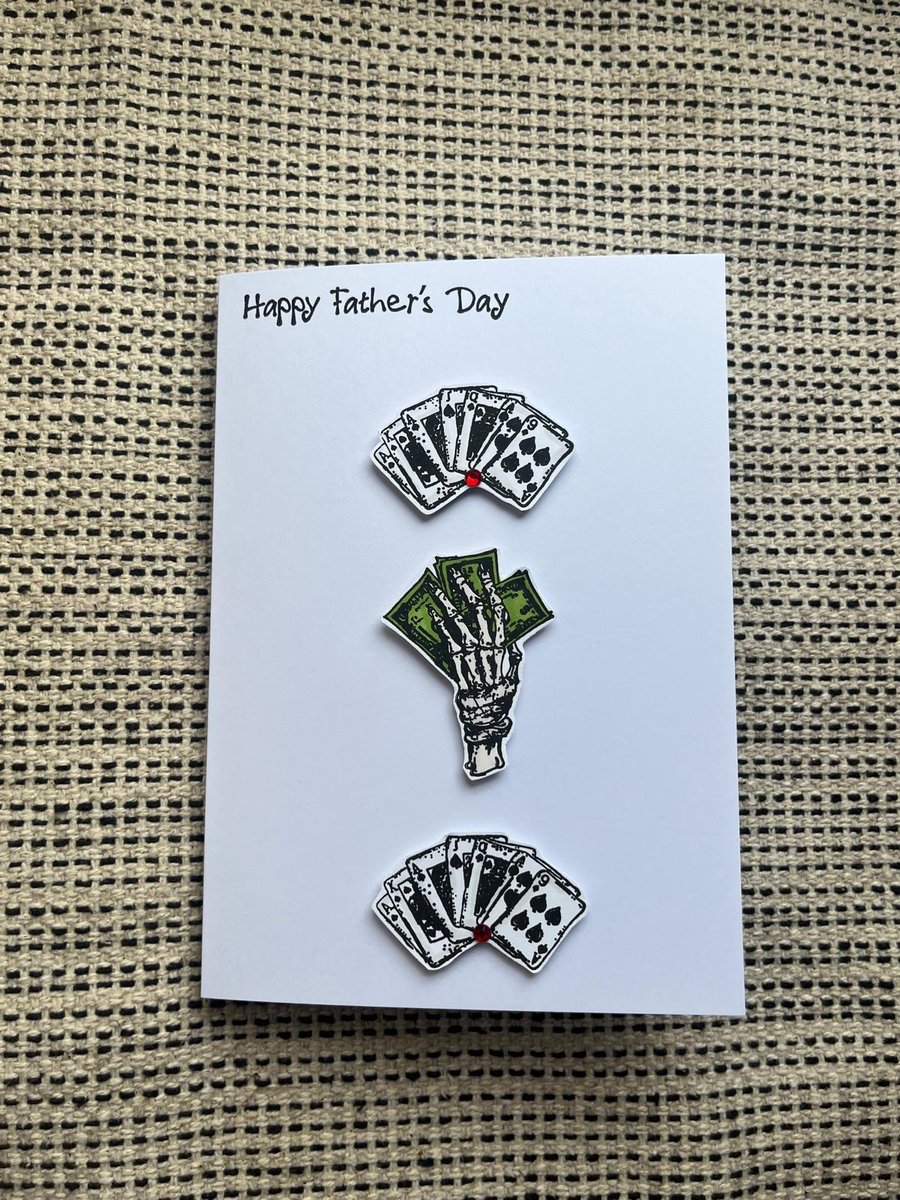Fathers day Casino Card