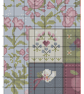 162A Cross Stitch Pattern Patchwork Quilt Americana Block Floral Bows Buttons - Image 6