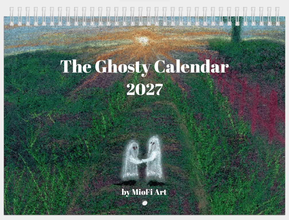 The Ghosty Calendar 2027, Wall Calendar, Pre-order