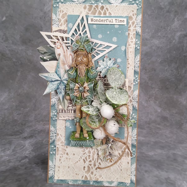 Handcrafted Nutcracker Chrismtas card (8)