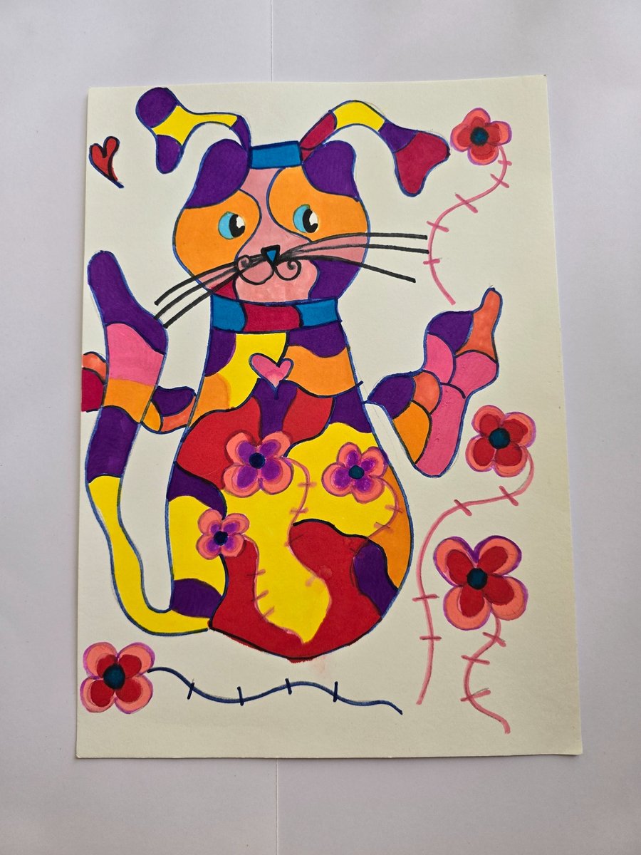 Fairy Cat Drawing 