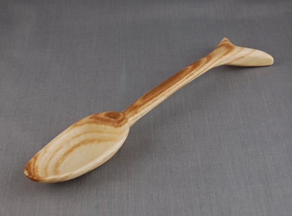 Perfectly Imperfect-Hand carved Spoon in Ash