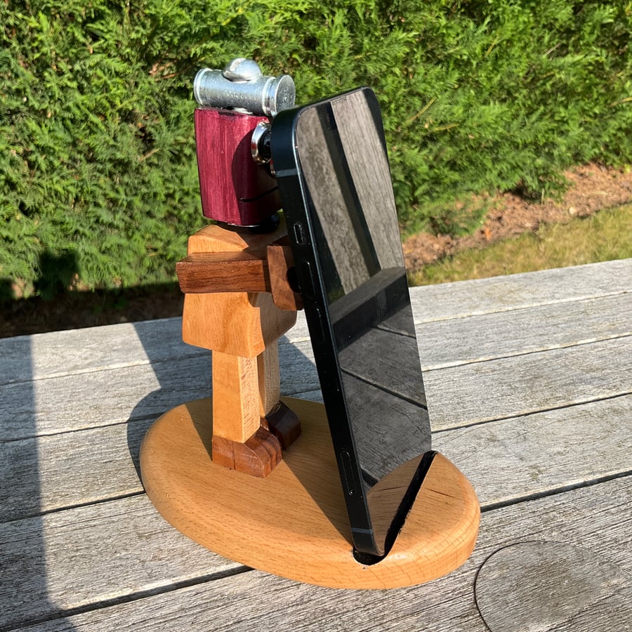 'Search Light' Robot Phone Stand (WPS27)