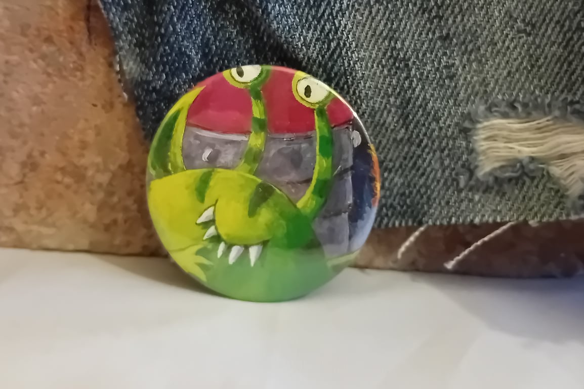 Picture Book  Badge - Alien