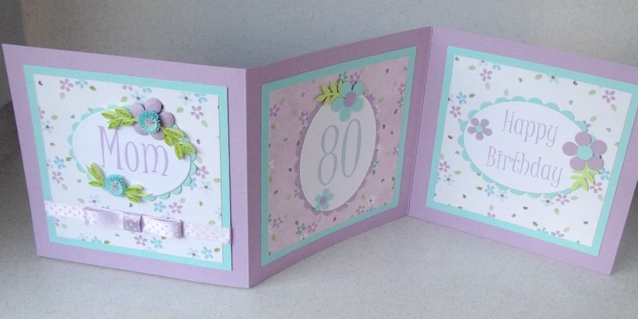 80th birthday card