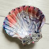Unicorn scallop shell trinket dish