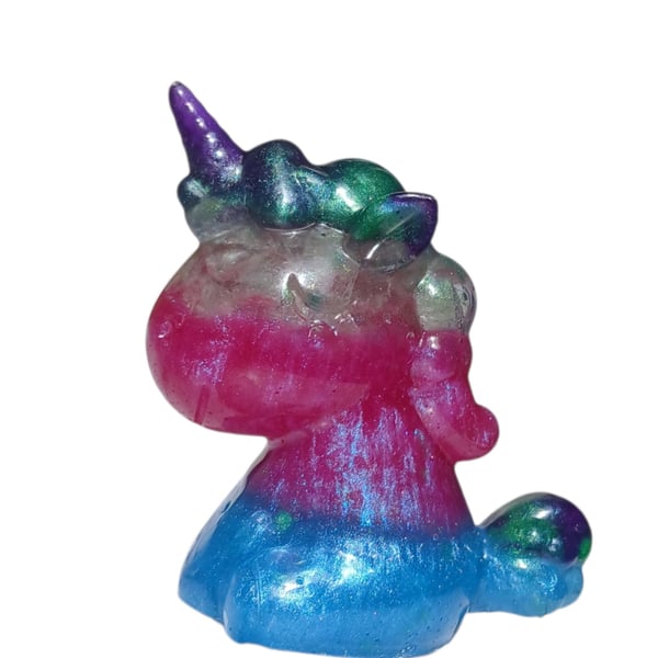 Quartz & Fluorite Aurora Unicorn