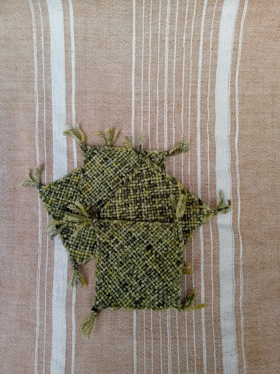 Handwoven coasters