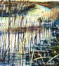 Big Sky Land and Skyscape Oil Painting : Ouse Fen Reeds and Wetlands - Image 6
