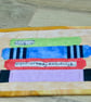 'Stack of Books' patchwork Fabric Mug Rug - Image 3