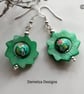 Mother of Pearl & Polymer Clay Earrings  - Image 4