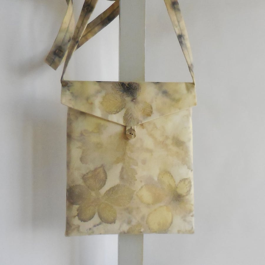 ECO BOTANICAL PRINTED SHOULDER BAG
