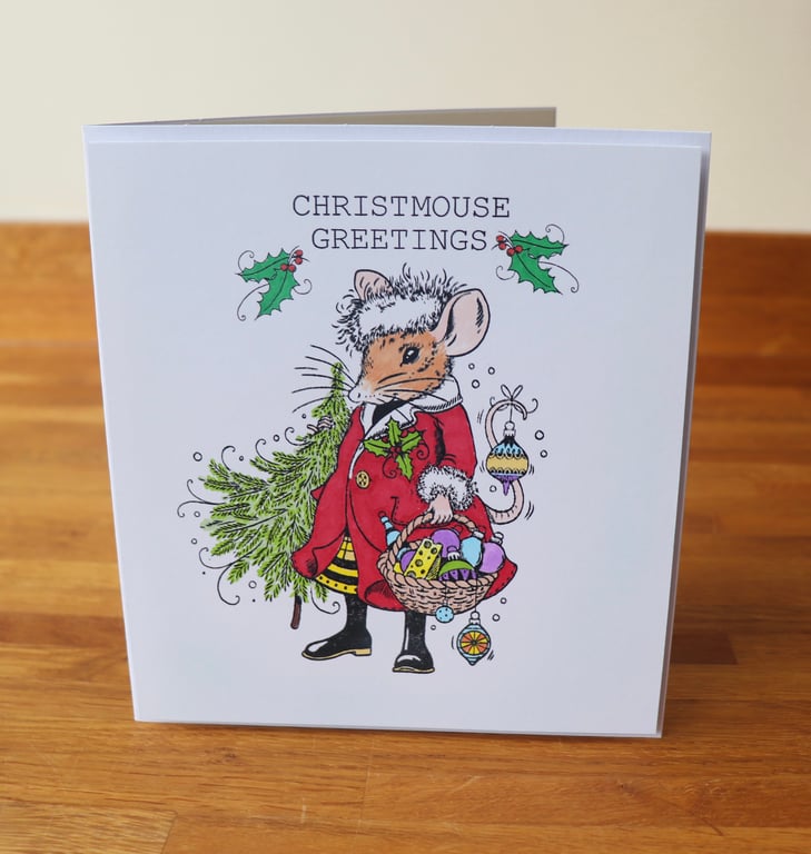 Christmas Mouse Tree and Decorations
