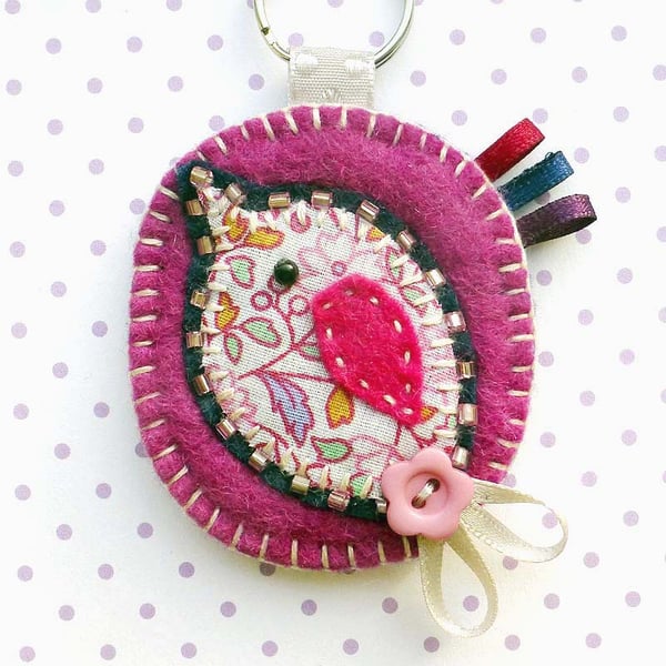 Bird Keyring ... Handbag Charm