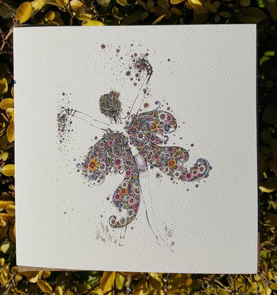 Child Fairy Greeting  card