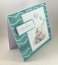 Cute elephant new baby boy card - Image 6