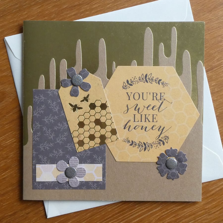 You're Sweet Like Honey Card