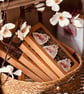 Wedding Decor Favours Wedding Cake Wooden Ornament Chic Vintage style set of 3 - Image 4