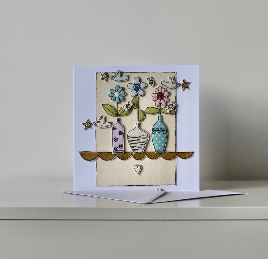Handmade Blank Card Number One - Personalisable