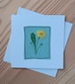 Embroidered Primrose General Greeting Card