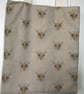 Tote Bag, Cotton linen look with all over Print Puffins, Bee, Highland Cow - Image 6