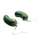 Green Dill Pickle Earrings