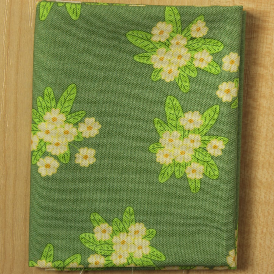 Primrose spring flower fabric fat quarter