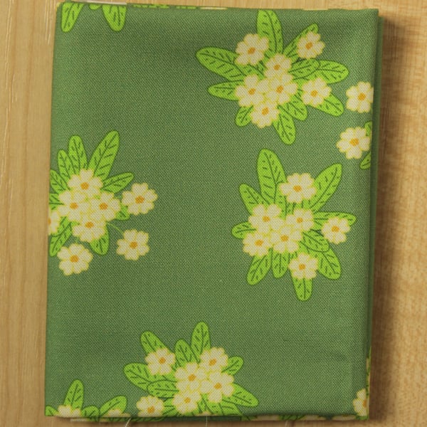 Primrose spring flower fabric fat quarter