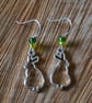Hare earrings Woodland themed