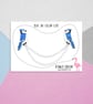 Blue Jay Collar Chain - Handmade