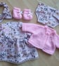 14 inch Dolls 5 piece Pink Farmyard set (85) - Image 1
