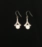 Handcrafted Tri-Coloured Wishbone Earrings - Image 6