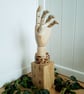 Pyrography ivy leaf wooden bangle  - Image 2