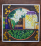 Elderflower cordial and books original artwork 