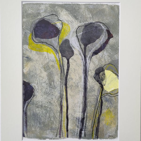 Original Wall Art Mixed Media 'Tears' Series A3