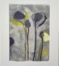 Original Wall Art Mixed Media 'Tears' Series A3 - Image 1