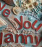 Mixed Media Love You Nanny Hanging Heart - Image 5