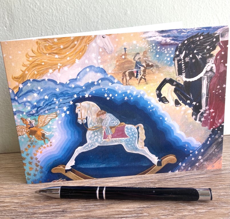 Card -Rocking Horse Dreamer 
