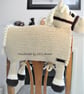 Crochet Baby Blanket, 2 in 1 Cuddle & Play blanket, Horse Blanket. - Image 6