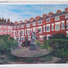 Dukes Terrace Liverpool Acrylic painting print A5