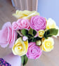 Handmade Felt Flower Bouquet, Wedding Roses, Mother's Day Gift - Image 8